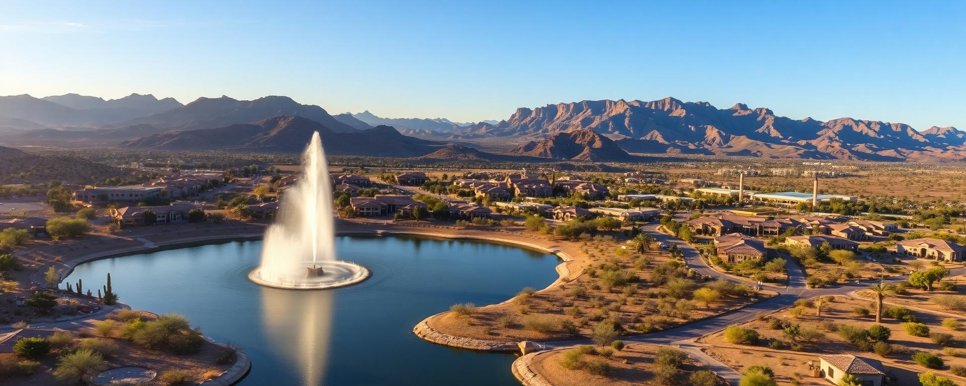 Pest control services in Fountain Hills AZ near the famous fountain and McDowell Mountains